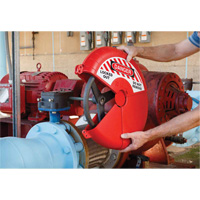 Collapsible Gate Valve Lockout Device, Wheel Type Haskins Industrial Inc.