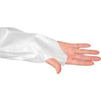 CoverMe Gown with Thumbholes, One Size, White, Polyethylene Haskins Industrial Inc.