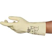 AlphaTec&reg; 87-137 Lightweight Natural Gloves, Size 7, 11.8" L, Rubber Latex, 16-mil Haskins Industrial Inc.