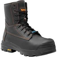 Metpro Flex Work Boots with Metguard, Leather, Size 4, Impermeable Haskins Industrial Inc.