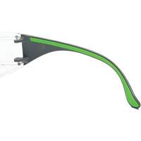 Adapt Lite Grey/Green Safety Glasses, Clear Lens, Anti-Fog/Anti-Scratch, ANSI Z87+/Meets/Exceeds CSA Z94.3 Haskins Industrial Inc.