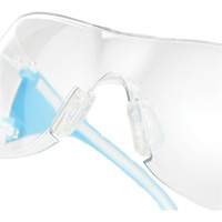 Adapt Lite Blue/White Safety Glasses, Clear Lens, Anti-Fog/Anti-Scratch, ANSI Z87+/Meets/Exceeds CSA Z94.3 Haskins Industrial Inc.