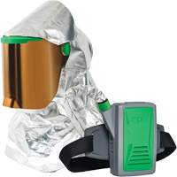 Respirateur &agrave; chaleur radiante Z-Link avec souffleur & montage &agrave; la ceinture, Respirateur &agrave; masque/Capuchon & visi&egrave;re, Pile Lithium-ion Haskins Industrial Inc.