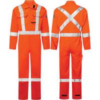 Combinaisons Avenger, 7 oz, Taille 36, Orange haute visibilit&eacute; Haskins Industrial Inc.
