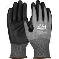 G-Tek&reg; Cut-Resistant Gloves with Touchscreen Capability, Size Small, 18 Gauge, Foam Nitrile Coated, PolyKor&reg; Shell, ASTM ANSI Level A4/EN 388 Level D Haskins Industrial Inc.