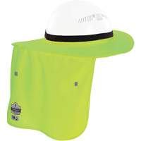 Bordure FR vert lime pour casque de chantier avec cache-cou Haskins Industrial Inc.