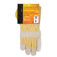 Standard-Duty Dry-Palm Fitters Gloves, Large, Grain Cowhide Palm, Cotton Inner Lining Haskins Industrial Inc.