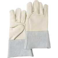 Standard-Duty Work Gloves, Large, Grain Cowhide Palm Haskins Industrial Inc.