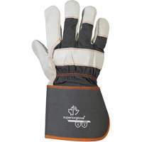 Endura&reg; Fitters Work Gloves, One Size, Grain Cowhide Palm, Cotton Inner Lining Haskins Industrial Inc.