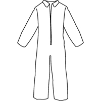 Pyrolon&reg; Plus 2 Disposable FR Coveralls, Small, Blue, FR Treated Fabric Haskins Industrial Inc.