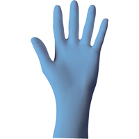 N-Dex&reg; 6005PF Gloves, Medium, Nitrile, 4-mil, Powder-Free, Blue Haskins Industrial Inc.