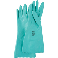 StanSolv&reg; Embossed Z-Pattern Grip Gloves, Size Small/7, 14" L, Nitrile, Interlock Inner Lining, 11-mil Haskins Industrial Inc.
