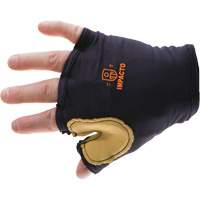 Anti-Impact Tool Grip Fingerless Right-Hand Glove, Size X-Small, Grain Leather Palm Haskins Industrial Inc.