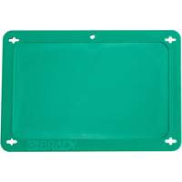 &eacute;tiquette vierge pour vanne, Plastique, 4-3/4" la x 3-1/4" h Haskins Industrial Inc.