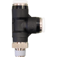 Raccords en T&eacute; pivotants de course m&acirc;les P.T.C. Haskins Industrial Inc.