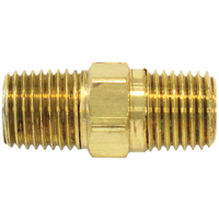 RACCORD HEXAGONAL,1/4"-1/4"NPT,LAITON, Laiton Haskins Industrial Inc.