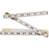 Red End&reg; Two Way&reg; Rule, 6' L, Wood, 1/16" Graduations Haskins Industrial Inc.