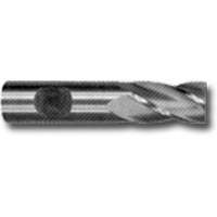 Weldon Shank End Mill, 7/32" Dia., 4 Flutes, High Speed Steel Haskins Industrial Inc.