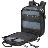 75-Pocket Tool Backpacks, 13" L x 17-1/2" W, Black, Nylon Haskins Industrial Inc.