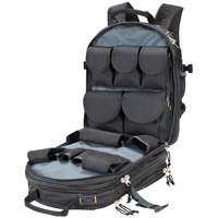 75-Pocket Tool Backpacks, 13" L x 17-1/2" W, Black, Nylon Haskins Industrial Inc.