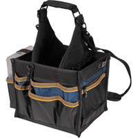 Large Electrical & Maintenance Tool Carrier, Polyester, 23 Pockets, Black Haskins Industrial Inc.
