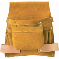 Porte-outils, Porte-clous & vis, Cuir, 6 Poches Haskins Industrial Inc.