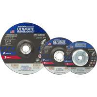 Saitech Ultimate Performance Grinding Wheel, 4" x 1/4", 5/8" Arbor, Aluminum Oxide/Ceramic, Type 27 Haskins Industrial Inc.