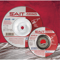 A24N Fast Grinding Wheel, 6" x 1/4", 7/8" Arbor, Aluminum Oxide, Type 27 Haskins Industrial Inc.