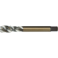 45° Spiral Flute Tap, High Speed Cobalt, M4x0.7 Thread, 53 mm L Haskins Industrial Inc.