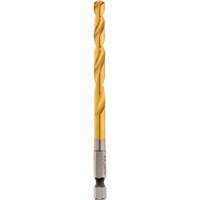 Shockwave Drill Bit, 1/4", Titanium, 2-15/32" Flute, 135° Point Haskins Industrial Inc.