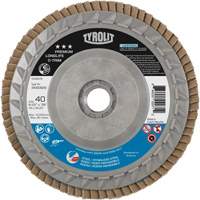 Long Life C-Trim Flap Disc, 4-1/2" x 5/8"-11, Type 27, 40 Grit, Zirconia Alumina Haskins Industrial Inc.