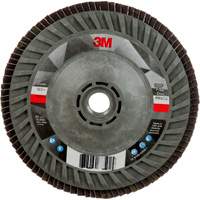 Disque &agrave; lamelles &agrave; changement rapide 769F, 5" x 5/8"-11, Type 27, Grain 120+, C&eacute;ramique Haskins Industrial Inc.