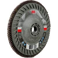 Disque &agrave; lamelles &agrave; changement rapide 769F, 5" x 5/8"-11, Type 27, Grain 120+, C&eacute;ramique Haskins Industrial Inc.