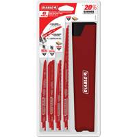 Ensemble de lames de scie alternative pour la coupe/d&eacute;molition du bois avec clous Haskins Industrial Inc.