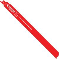 Reciprocating Blade for Auto Dismantling, Bi-Metal, 14-18 TPI, 12" L x 1" W Haskins Industrial Inc.