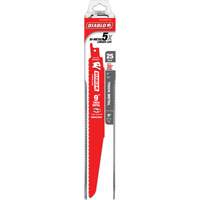 Reciprocating Blade for Thick Metal/Demolition, Bi-Metal, 8-10 TPI, 9" L Haskins Industrial Inc.