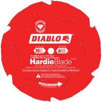 HardieBlade Cutting Saw Blade, 10", 6 Teeth, Fibre Cement Use Haskins Industrial Inc.