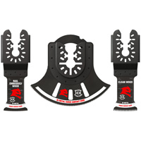 3-Piece Universal Fit Bi-Metal Oscillating Blade Set Haskins Industrial Inc.