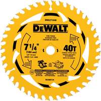 Circular Saw Blade, 7-1/4", 40 Teeth, Wood Use Haskins Industrial Inc.