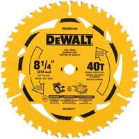 Cross Cutting Circular Saw Blade, 8-1/4", 40 Teeth, Wood Use Haskins Industrial Inc.
