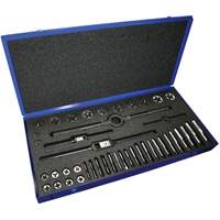 T6 High Speed Steel Tap & Carbon Die Set, 44 Pieces Haskins Industrial Inc.