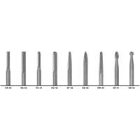1855 Double Cut Carbide Burr Set, 9 Pieces Haskins Industrial Inc.