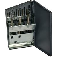 HTGP Metric Jobber Drill & Hand Tap Set, 18 Pieces Haskins Industrial Inc.