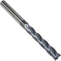 Fraise en bout carr&eacute;e extra longue 30° S237, 1/8" dia., 3" lo, 4 cannelures, 1/8" tige, Carbure Haskins Industrial Inc.