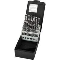 Stub Length Drill Bit Set, 29 Pieces, High Speed Steel Haskins Industrial Inc.