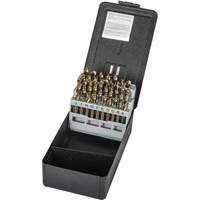 Heavy-duty Screw Machine Drill Bit Set, 26 Pieces, High Speed Cobalt Haskins Industrial Inc.
