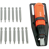 Jeu de tournevis multi-embouts de 15 pi&egrave;ces, Prise Plastique Haskins Industrial Inc.