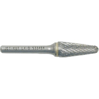 Fraise conique avec extr&eacute;mit&eacute; en rayon L4-D JET-KUT, 1/4" dia., 1/4" Tige, 1-1/8" Prof. de la coupe Haskins Industrial Inc.