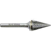 Fraise conique M4-D JET-KUT, 3/8" dia., 1/4" Tige, 5/8" Prof. de la coupe Haskins Industrial Inc.