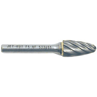 Fraise &agrave; bout rond F5-NF 1/4" pour aluminium/mat&eacute;riaux non ferreux, 1/2" dia. Haskins Industrial Inc.